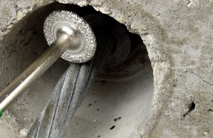 1” Vac Brazed Wheel on Stick