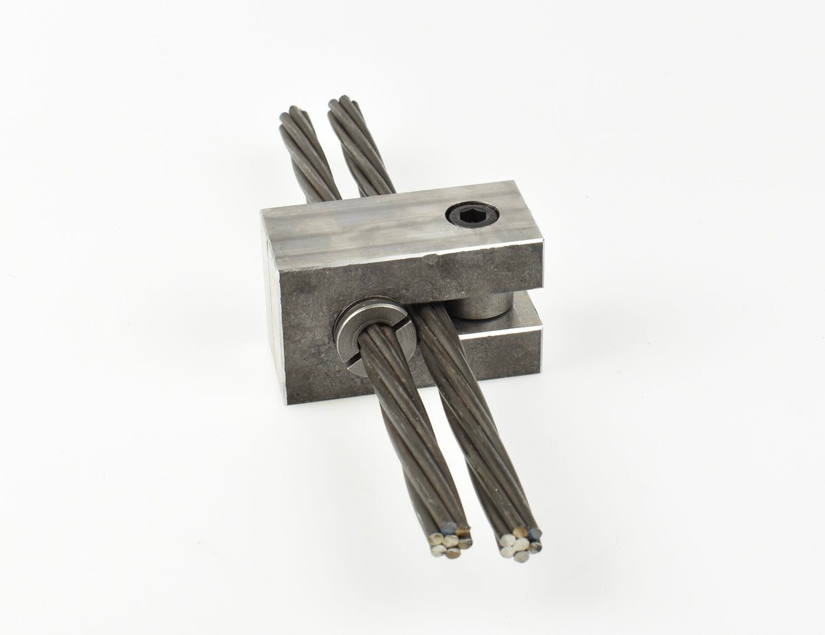 Single Cavity Lock-off Anchor – Long Slot -½” cable
