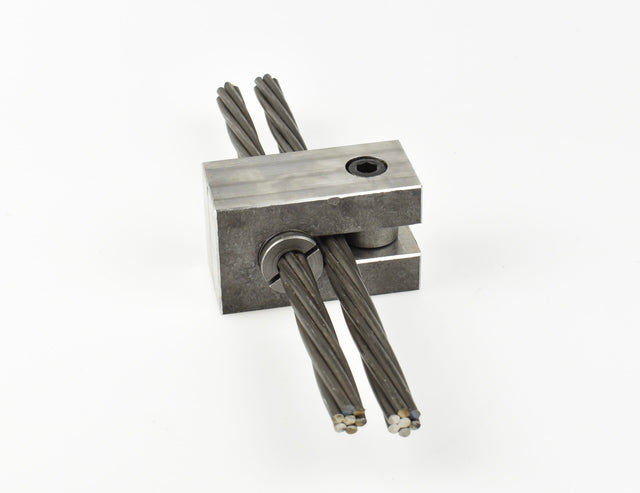Single Cavity Lock-off Anchor – Long Slot -½” cable