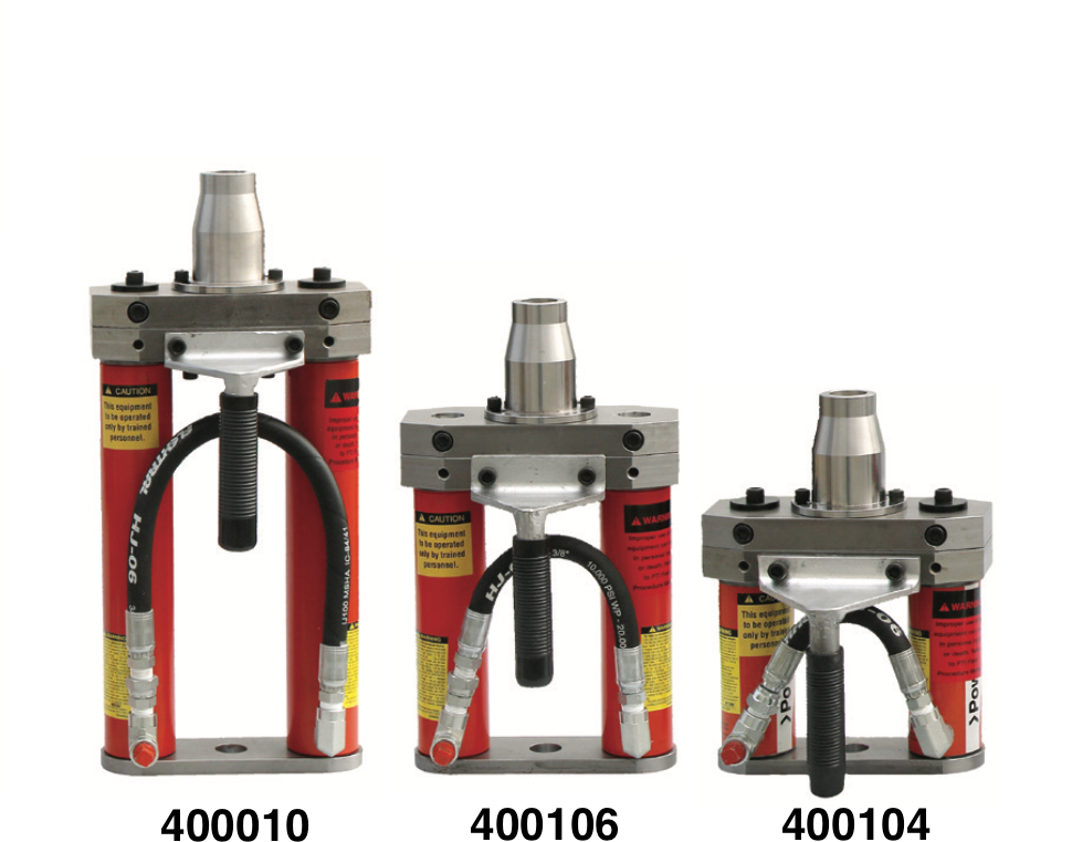 Short Cable Stressing Jack, 15" closed length, 20 ton