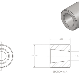 CH50D <br>Barrel Chuck,0.5″,1.45″ X 1.625″