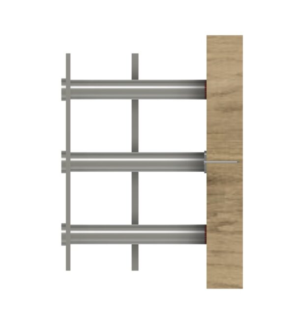 high impact 90 degree cable rail