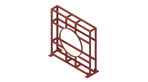 cable spool cage for 300 ft