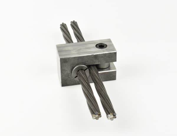 long slot single-cable temporary anchor