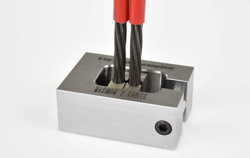 The Flat Wedge Lock-Off anchors are available in several different configurations